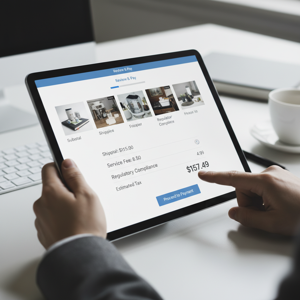 Example of dark pattern design in a service checkout flow